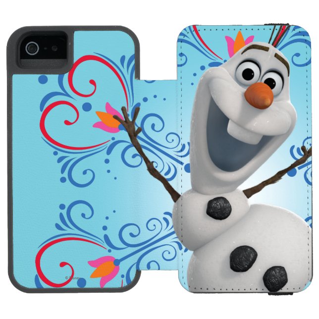 Olaf | Heart Frame Incipio iPhone Wallet Case (Folio Open)