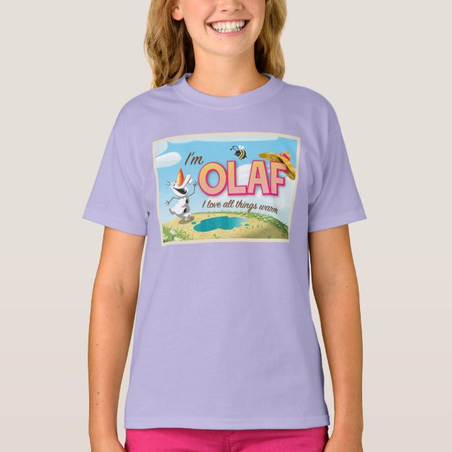 Olaf | I Love All Things Warm T-Shirt (Front)
