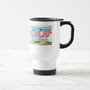 Olaf | I Love All Things Warm Travel Mug by frozen at Zazzle