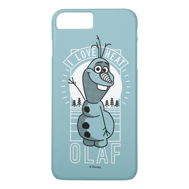Olaf | I Love Heat Case-Mate iPhone Case (Back)