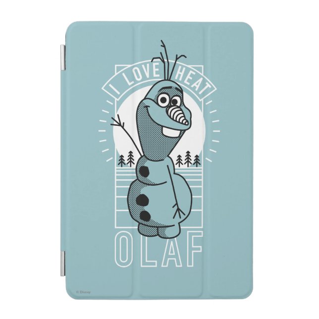 Olaf | I Love Heat iPad Mini Cover (Front)