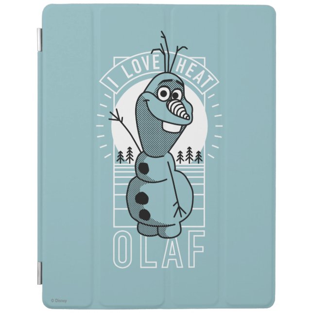 Olaf | I Love Heat iPad Smart Cover (Front)