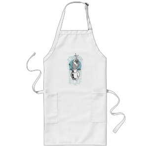 Olaf I Love Heat Long Apron