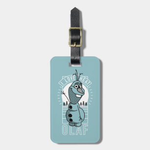 Olaf   I Love Heat Luggage Tag