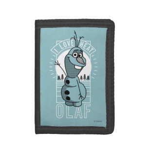 Olaf I Love Heat Tri-fold Wallet