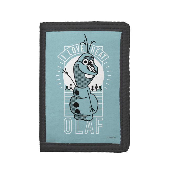 Olaf | I Love Heat Trifold Wallet (Front Vertical)
