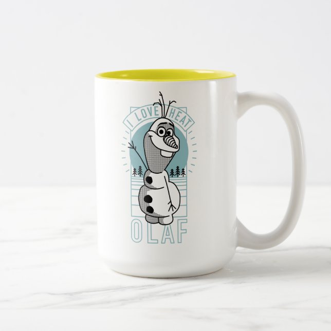 Olaf | I Love Heat Two-Tone Coffee Mug (Right)