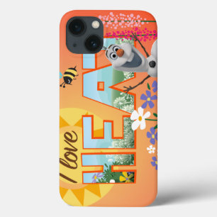 Olaf I Love the Heat and Sunshine iPhone 13 Case