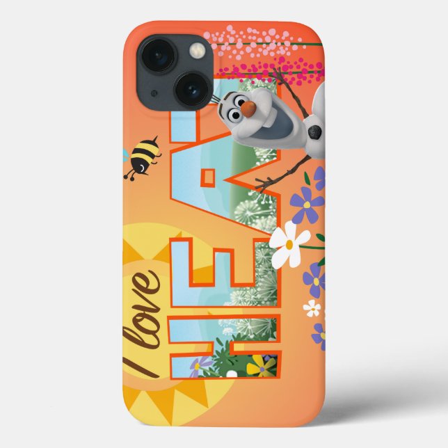 Olaf | I Love the Heat and Sunshine Case-Mate iPhone Case (Back)