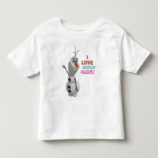 Olaf | I Love Warm Hugs Toddler T-shirt (Front)