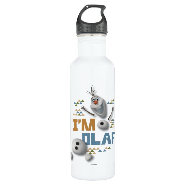 Olaf | I'm Olaf Stainless Steel Water Bottle (Front)