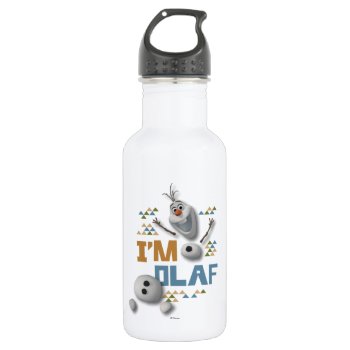 Olaf | I'm Olaf Stainless Steel Water Bottle by frozen at Zazzle