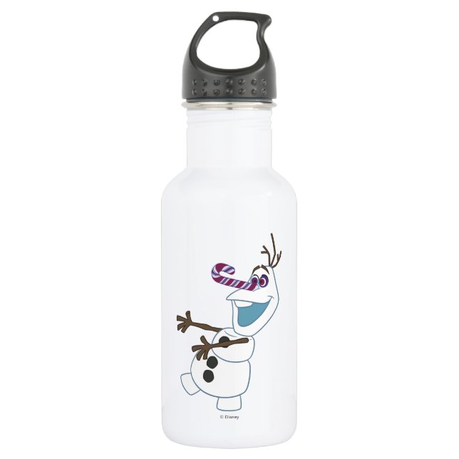 Olaf | I'm on a Mission Stainless Steel Water Bottle (Front)