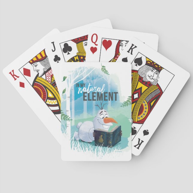 Olaf | In My Natural Element Playing Cards (Back)