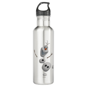 Olaf In Pieces Stainless Steel Water Bottle
