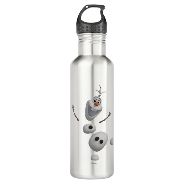 Olaf | In Pieces Stainless Steel Water Bottle (Front)
