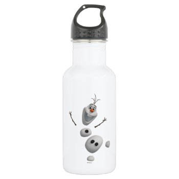 Olaf | In Pieces Water Bottle by frozen at Zazzle