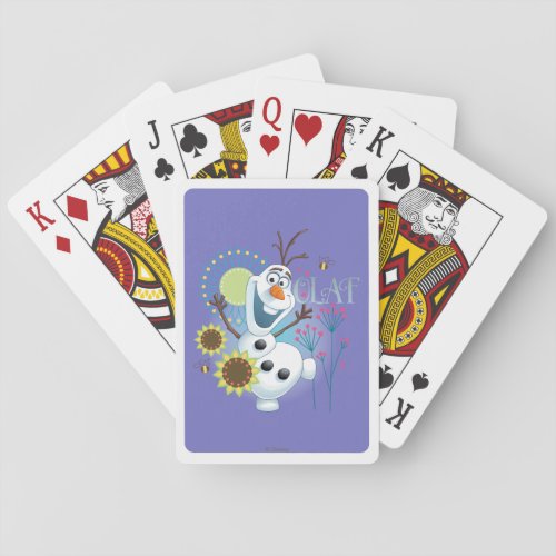 Olaf  Its a Perfect Day Poker Cards