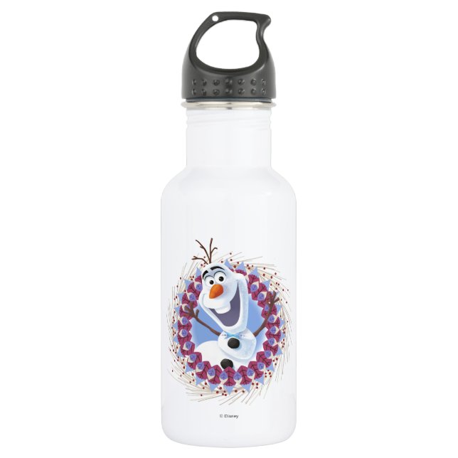 Olaf | Just Warming Up Stainless Steel Water Bottle (Front)
