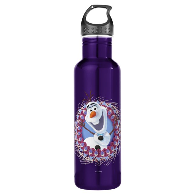 Olaf | Just Warming Up Water Bottle (Front)