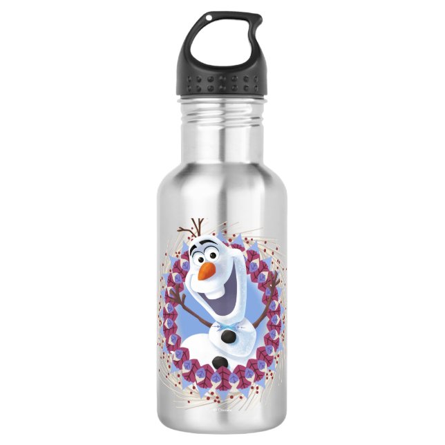 Olaf | Just Warming Up Water Bottle (Front)