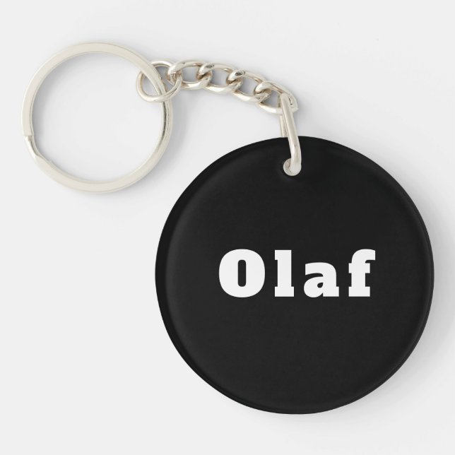 Olaf Keychain (Front)