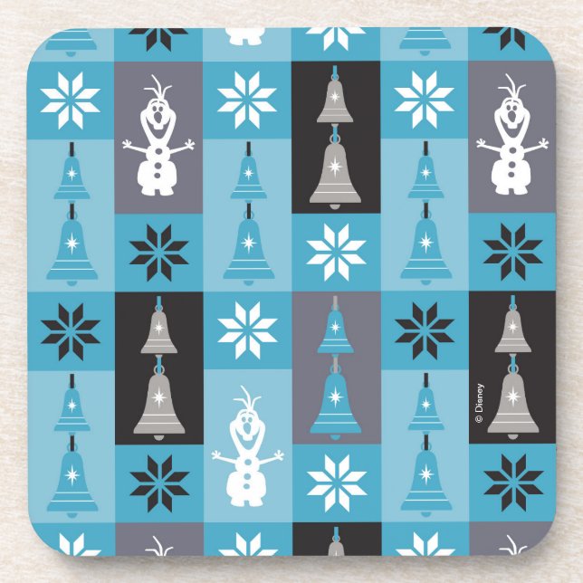 Olaf | Let the Holiday's Begin Pattern Coaster (Front)