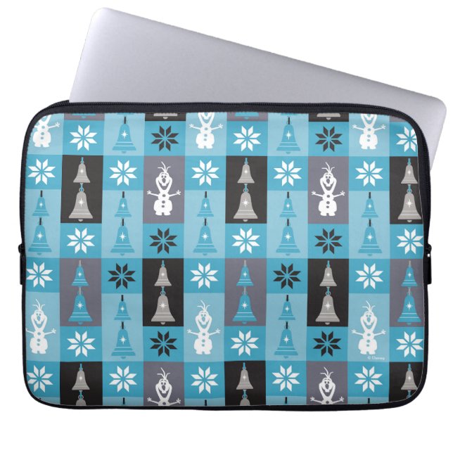 Olaf | Let the Holiday's Begin Pattern Laptop Sleeve (Front)