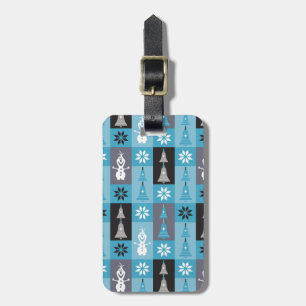 Olaf Let the Holiday's Begin Pattern Luggage Tag