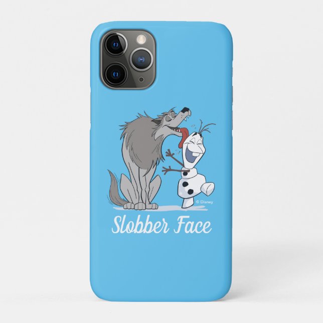 Olaf Licked By Wolf Case-Mate iPhone Case (Back)