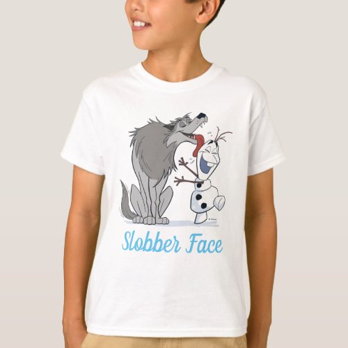 Olaf Licked By Wolf T_Shirt