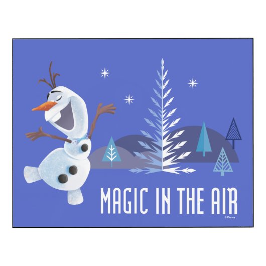 Olaf | Magic in the Air Wood Wall Art (Front 14x11)