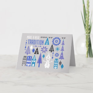 Olaf   Make a New Tradition Holiday Card