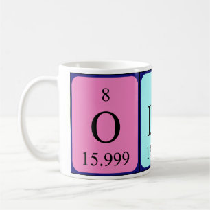 Olaf periodic table name mug
