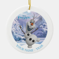 Olaf Personalized Christmas Ornaments