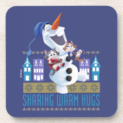 Olaf  Sharing Warm Hugs Coaster