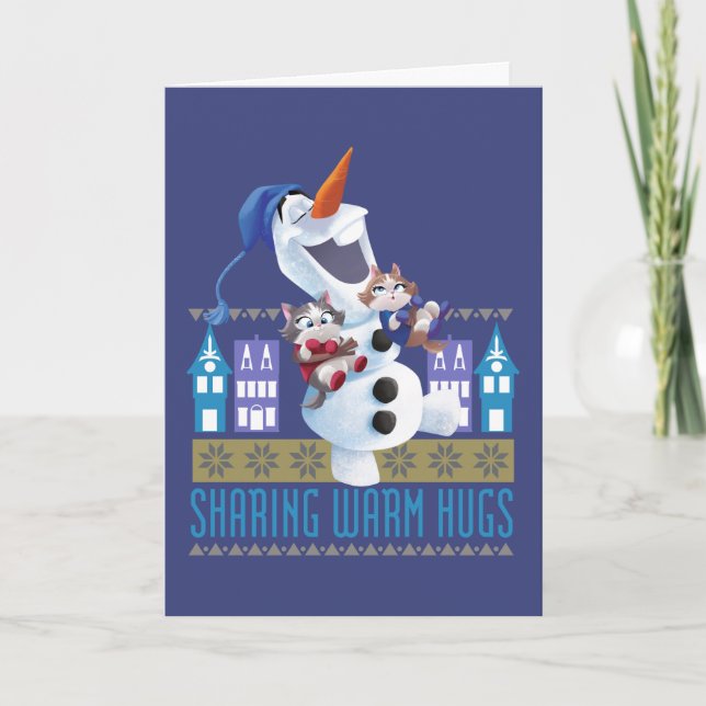 Olaf | Sharing Warm Hugs Holiday Card (Front)