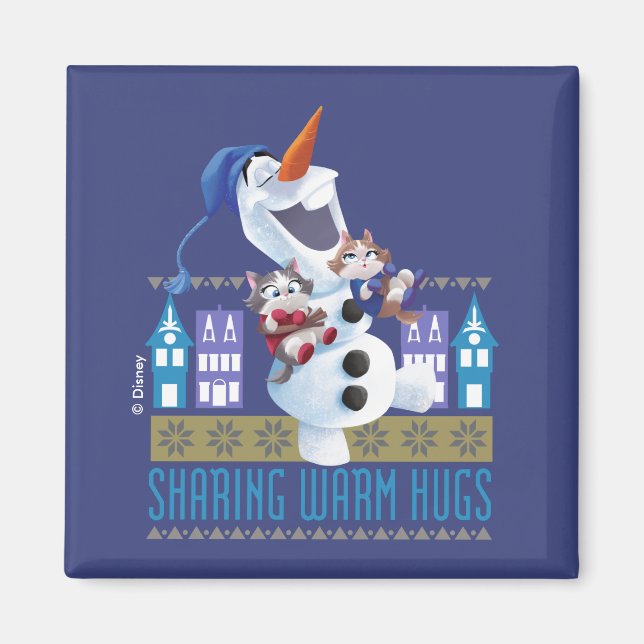Olaf | Sharing Warm Hugs Magnet (Front)
