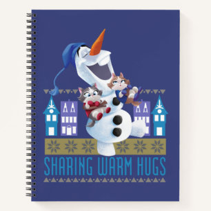 Olaf   Sharing Warm Hugs Notebook