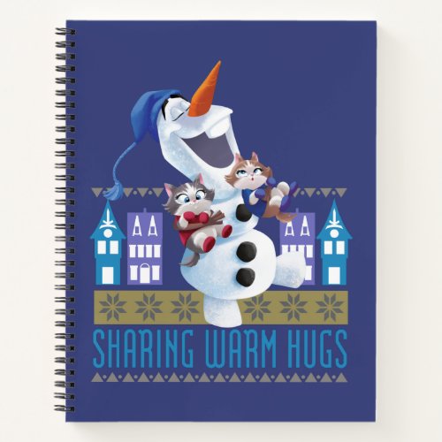 Olaf  Sharing Warm Hugs Notebook