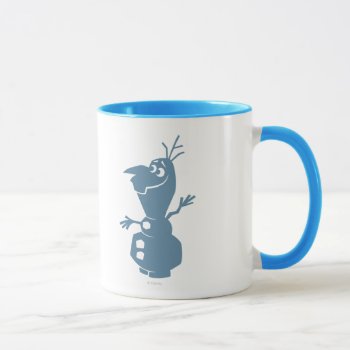 Olaf | Silhouette Mug by frozen at Zazzle