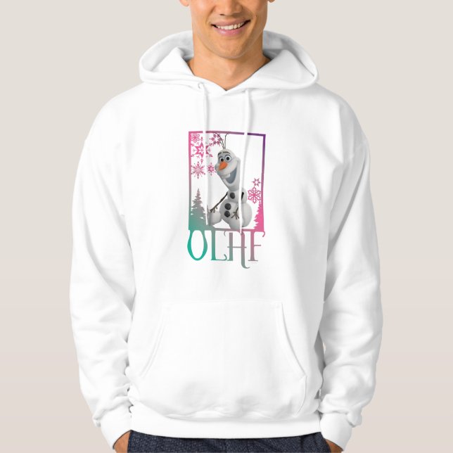 Olaf | Sitting Hooded Sweatshirt (Front)