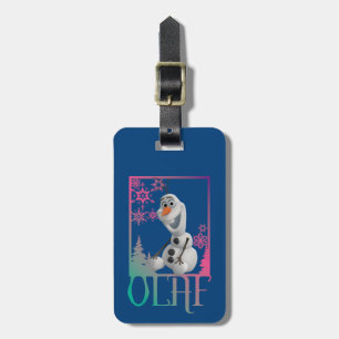 Olaf Sitting Luggage Tag