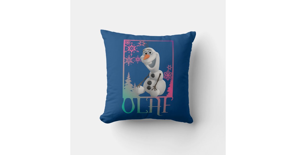 Olaf Sitting Throw Pillow Zazzle