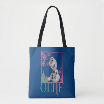 Olaf | Sitting Tote Bag by frozen at Zazzle