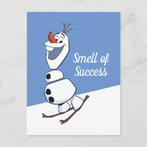 Olaf Skiing Postcard