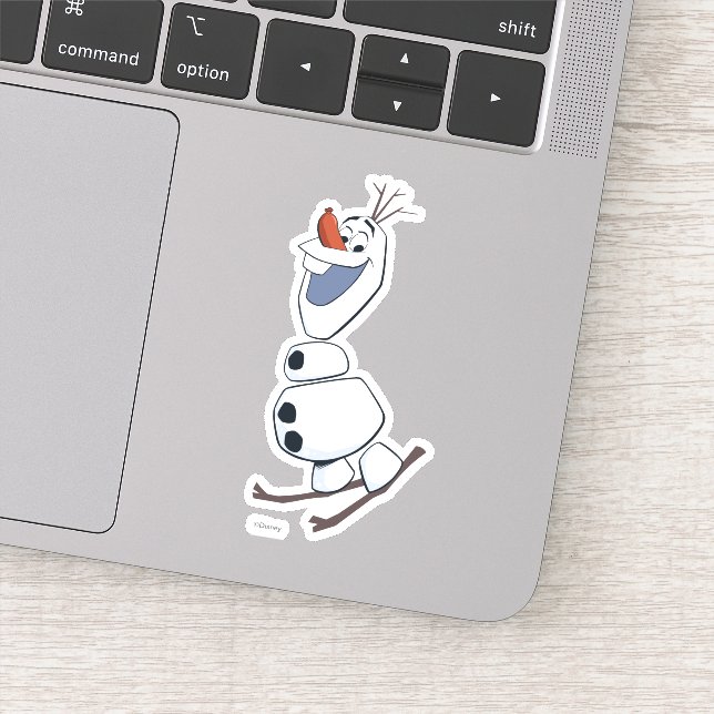 Olaf Skiing Sticker (Detail)