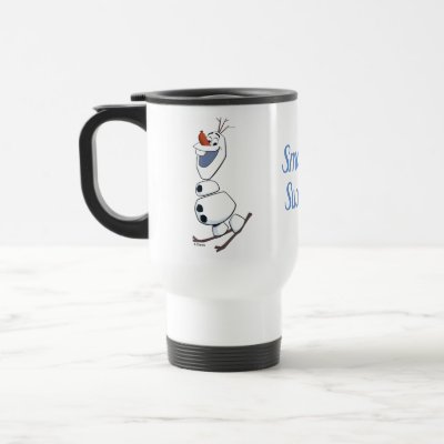 Olaf Skiing Travel Mug