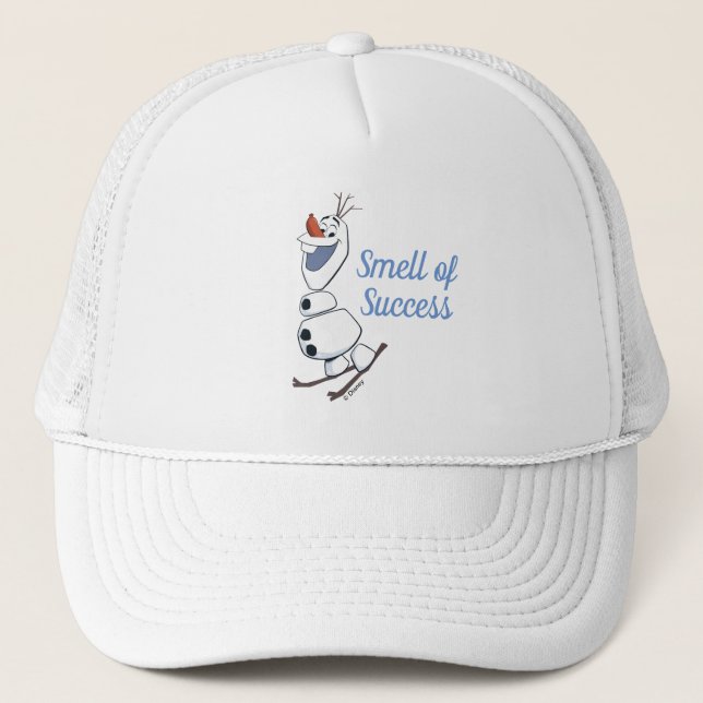 Olaf Skiing Trucker Hat (Front)