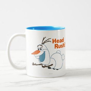 Olaf | Sliding Two-tone Coffee Mug by frozen at Zazzle